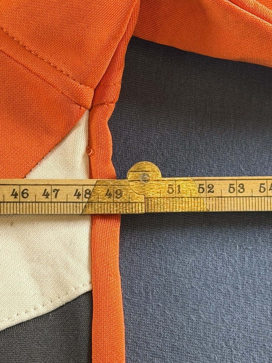 Oranje Reebok hoodie kids maat L (14/16) (capuchontrui / sweatervest)