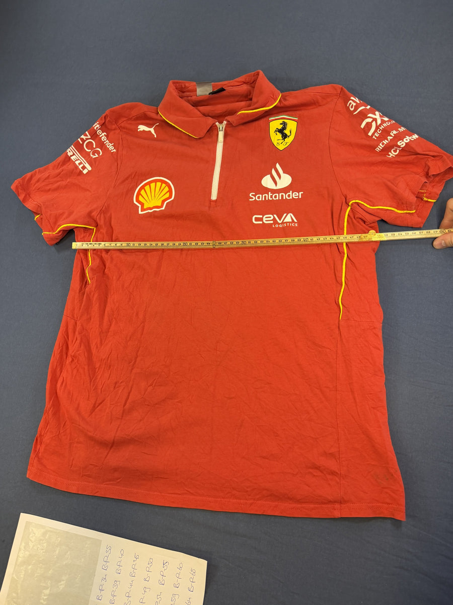 Rood Puma Ferrari polo (F1 teamshirt), maat L