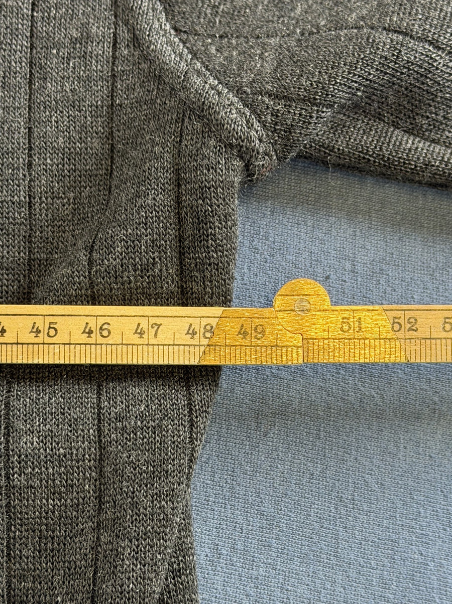 Zwart Lacoste knoopvest (cardigan) maat S - made in Spain