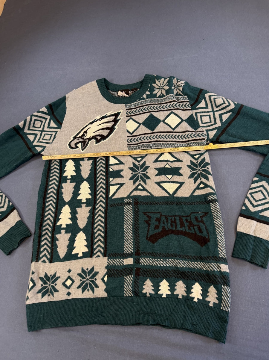 Groene Philadelphia Eagles kersttrui van NFL - heren maat M (christmas sweater / foute kersttrui)