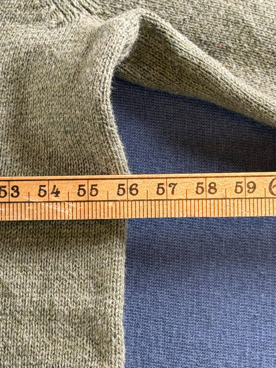 Tommy Hilfiger trui groen heren maat L v-hals v-neck sweater pullover