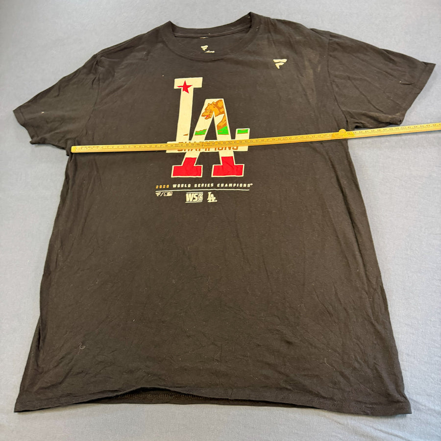 Fanatics Los Angeles Dodgers t-shirt zwart print heren maat XXL shirt tee