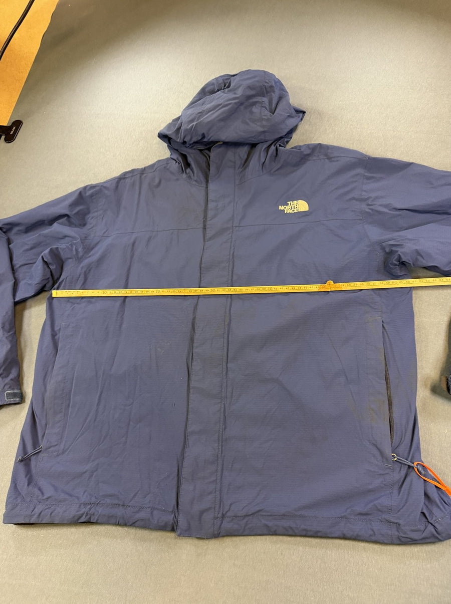 Blauwe The North Face shelljas (regenjas / windjack), maat XL