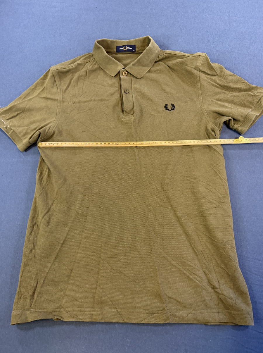 Bruine Fred Perry polo maat M (poloshirt / pikéshirt), piqué katoen
