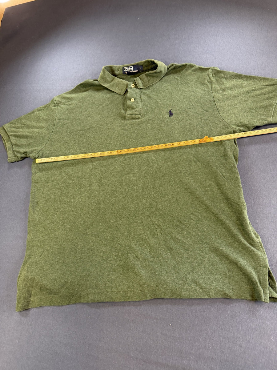 Groene Polo Ralph Lauren piqué polo (poloshirt / casual shirt), maat L