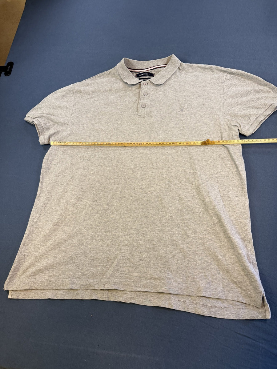 Grijze polo van Kangol (poloshirt, British Tradition-lijn), maat XXL