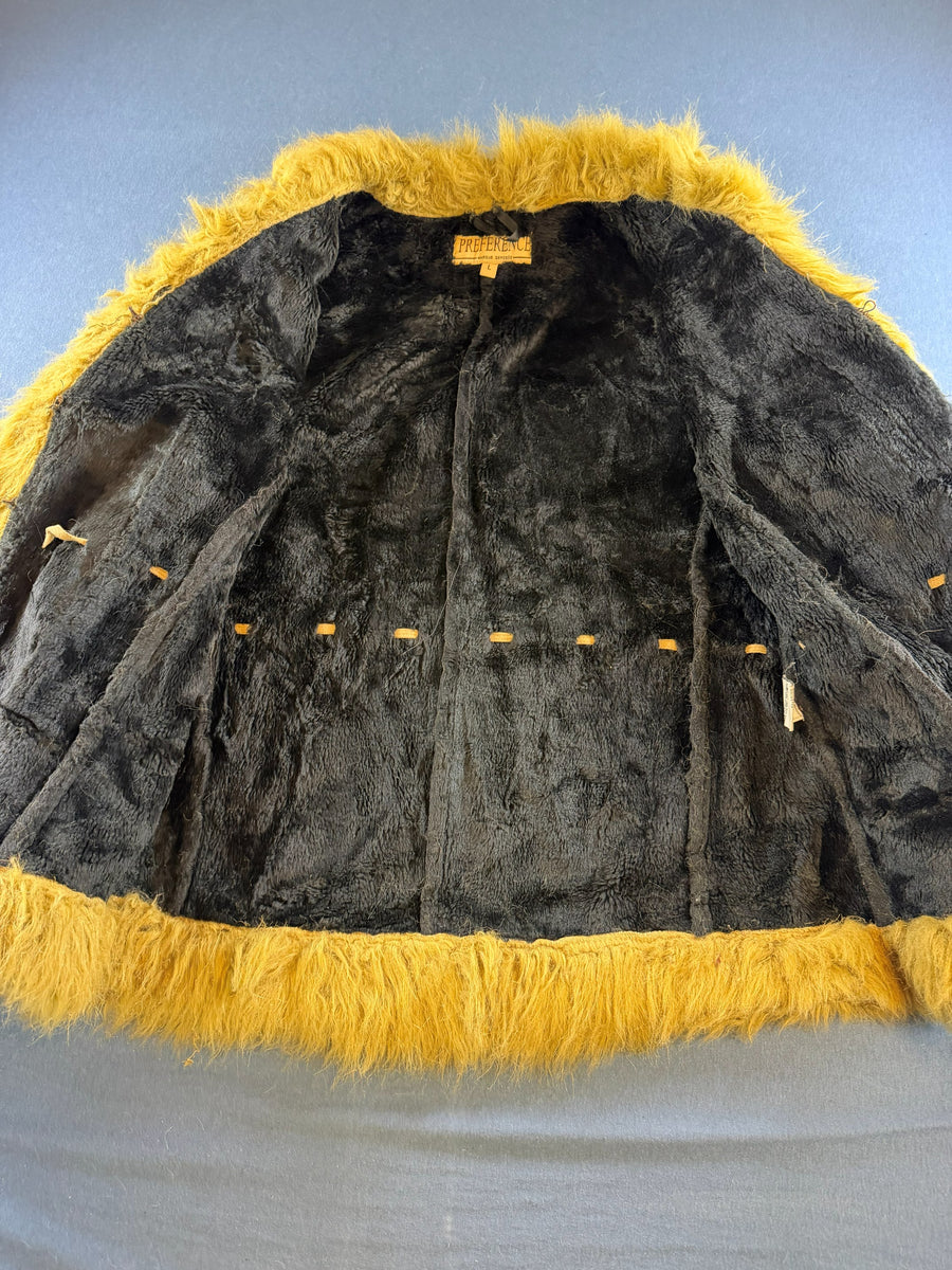 Vintage Dressing Afghaanse jas blauw dames maat L