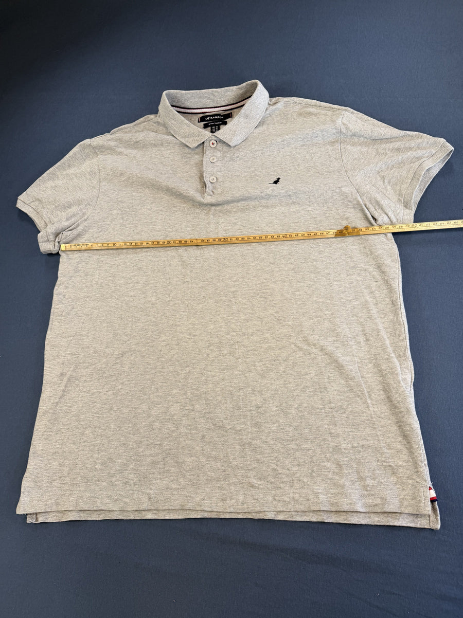 Grijze Kangol polo-shirt (piqué polo) XL - British Tradition collectie