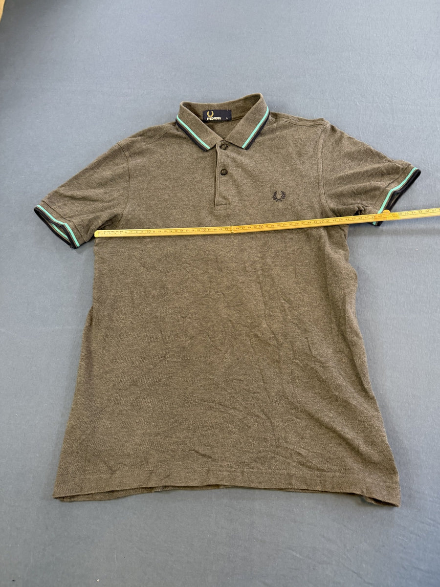 Grijze Fred Perry polo maat S (poloshirt / shirt met korte mouw), Twin Tipped M3600