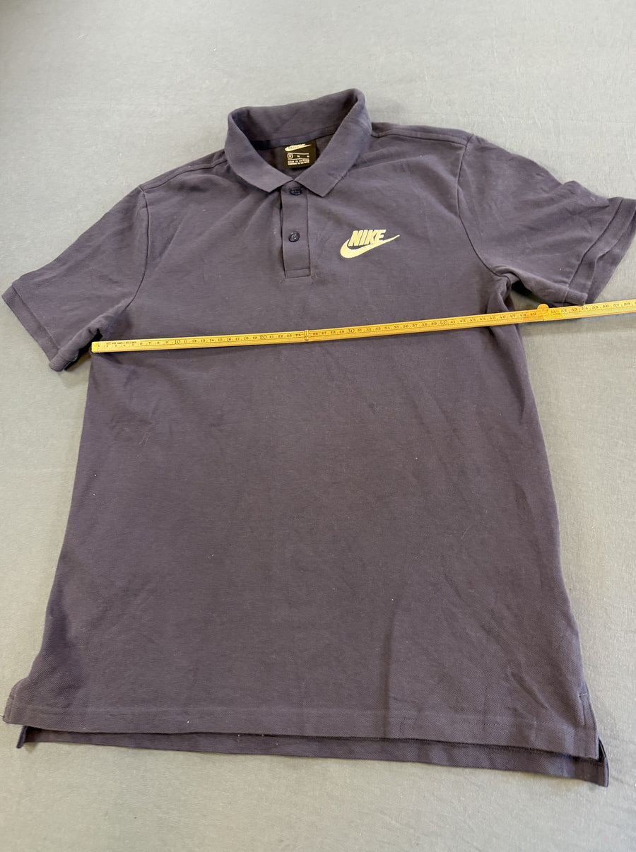 Blauw Nike herenpolo (poloshirt) maat M - katoen