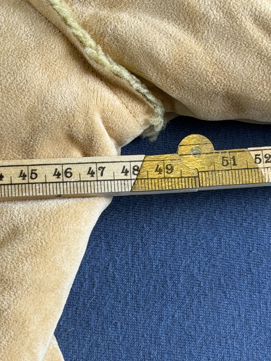 Beige lammy coat maat M (Afghaanse jas / shearling-jas), Vintage Dressing