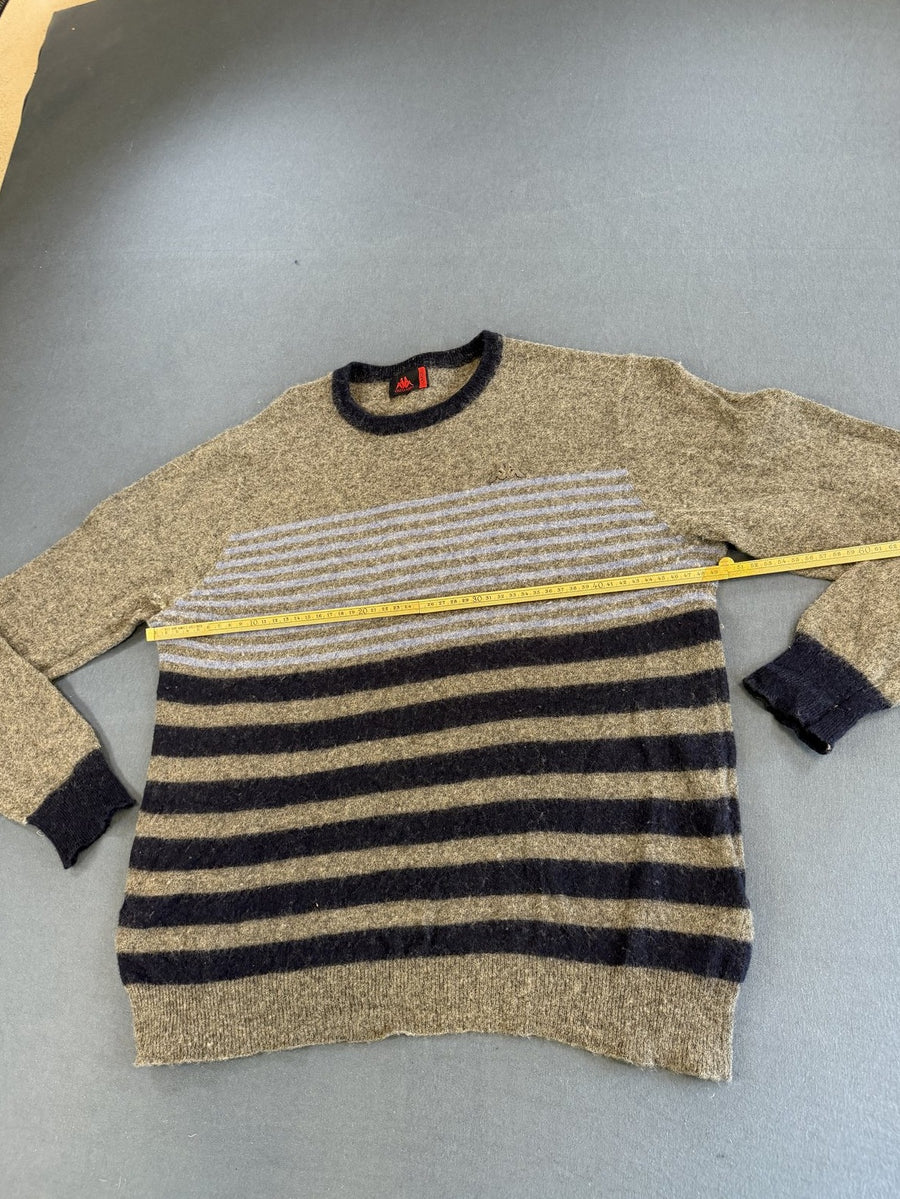Grijze streeptrui Robe di Kappa (pullover / sweater), maat L
