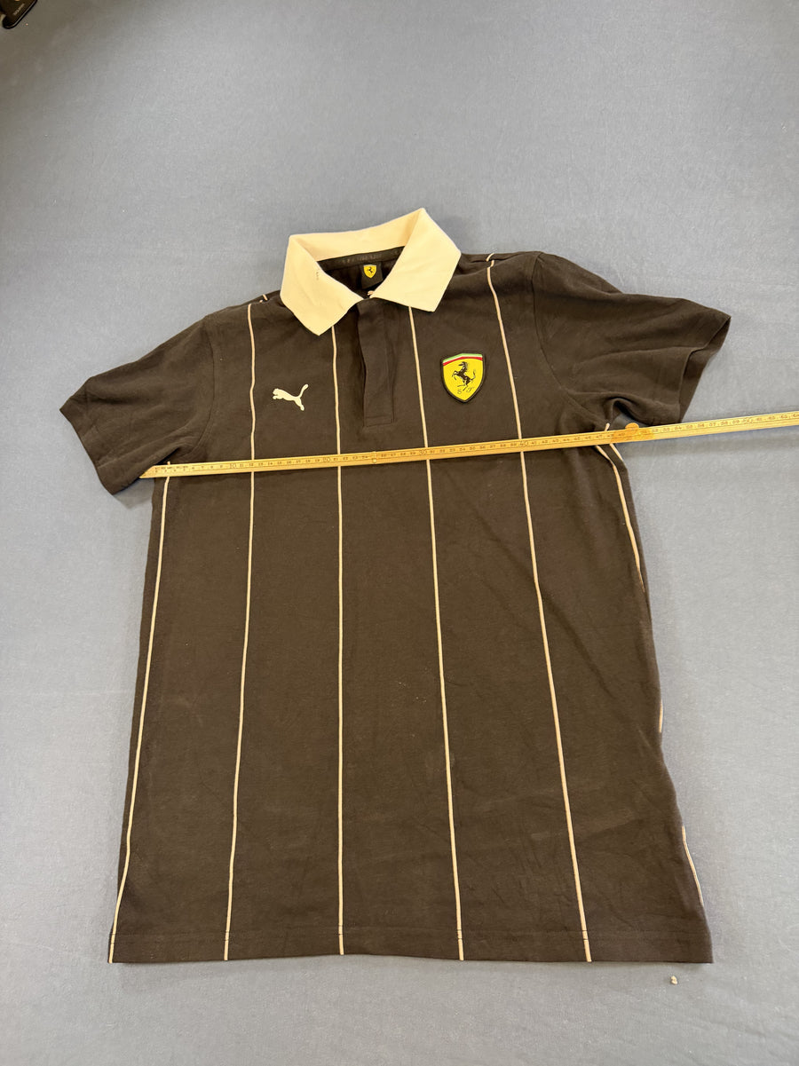 Zwarte Puma Scuderia Ferrari polo (poloshirt) heren, maat S