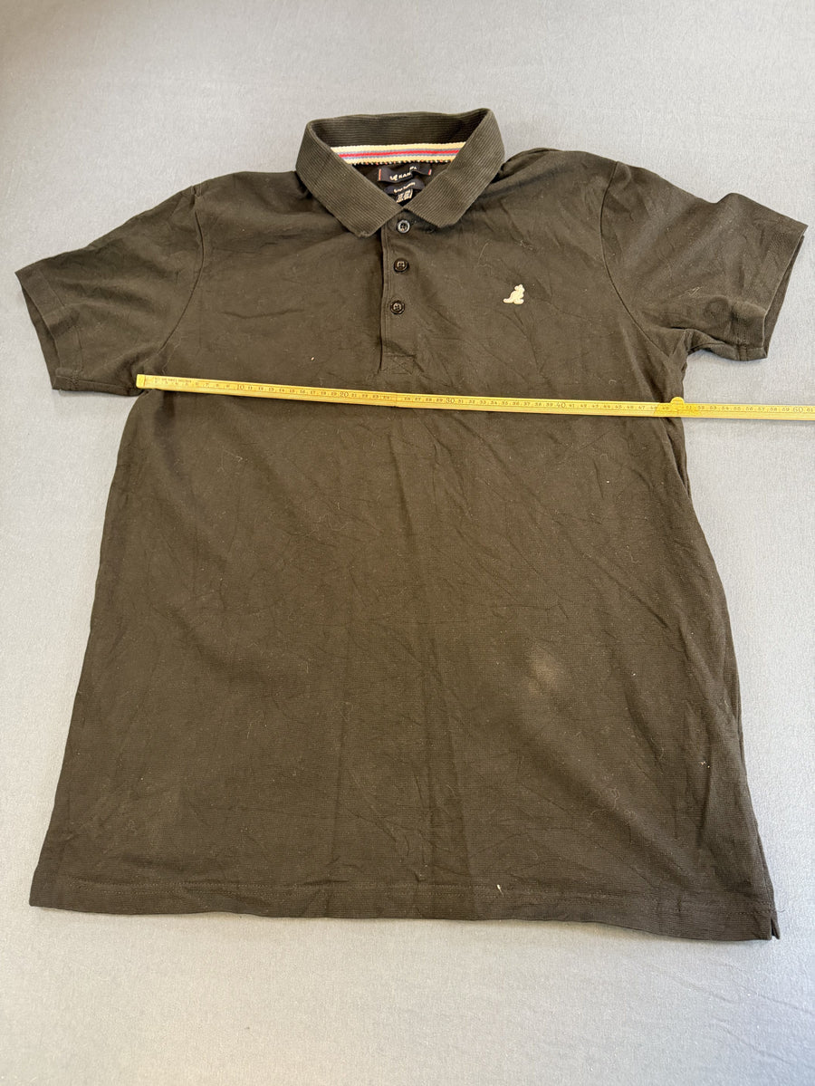 Zwarte Kangol poloshirt (piqué polo) maat XXL - British Tradition lijn