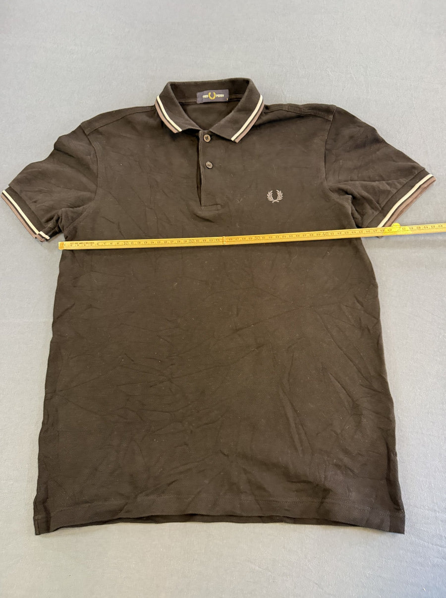 Zwarte Fred Perry M3600 (piquépolo / poloshirt), maat S