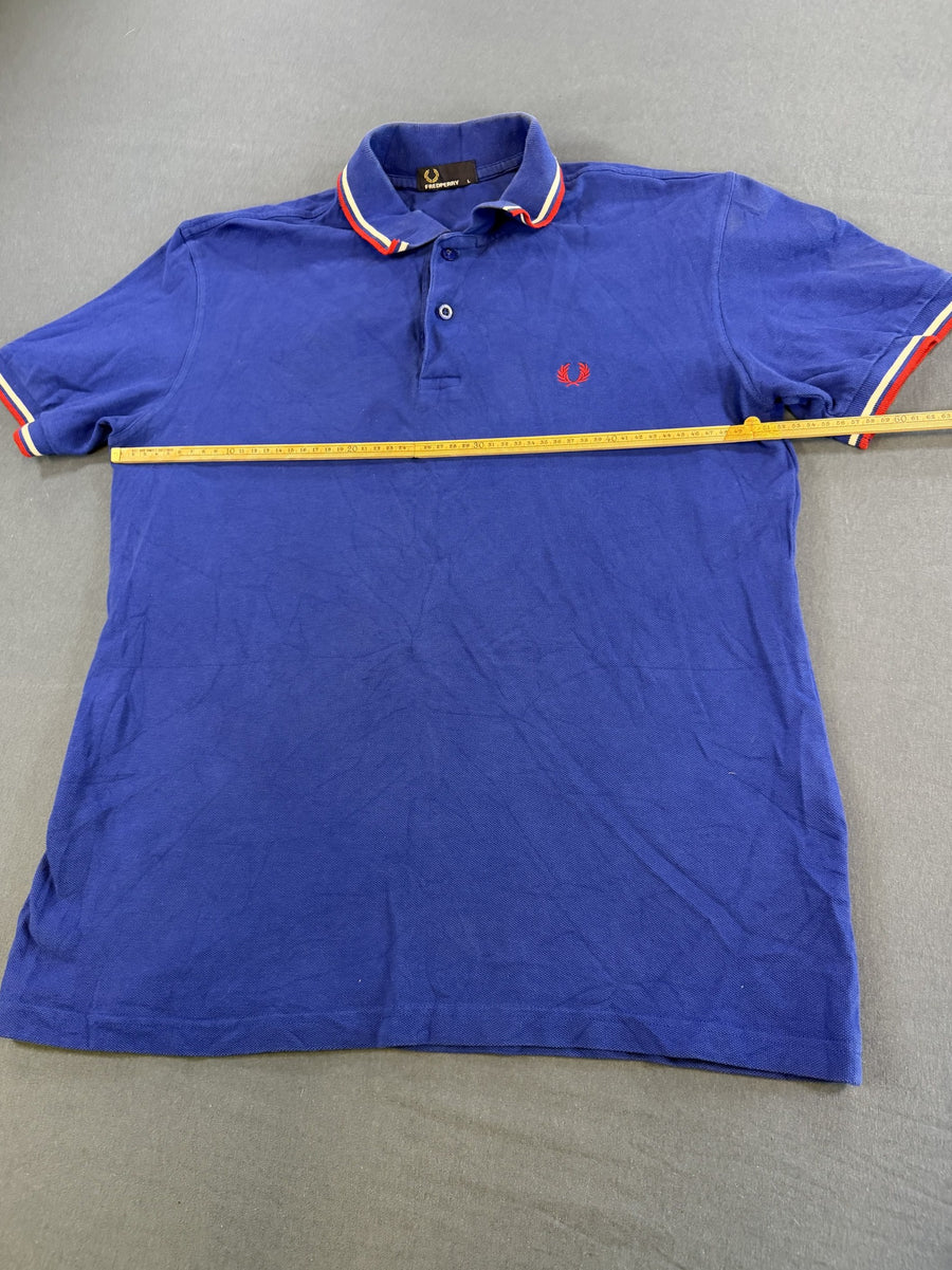 Blauw Fred Perry polo (poloshirt) Twin Tipped M3600 - maat L