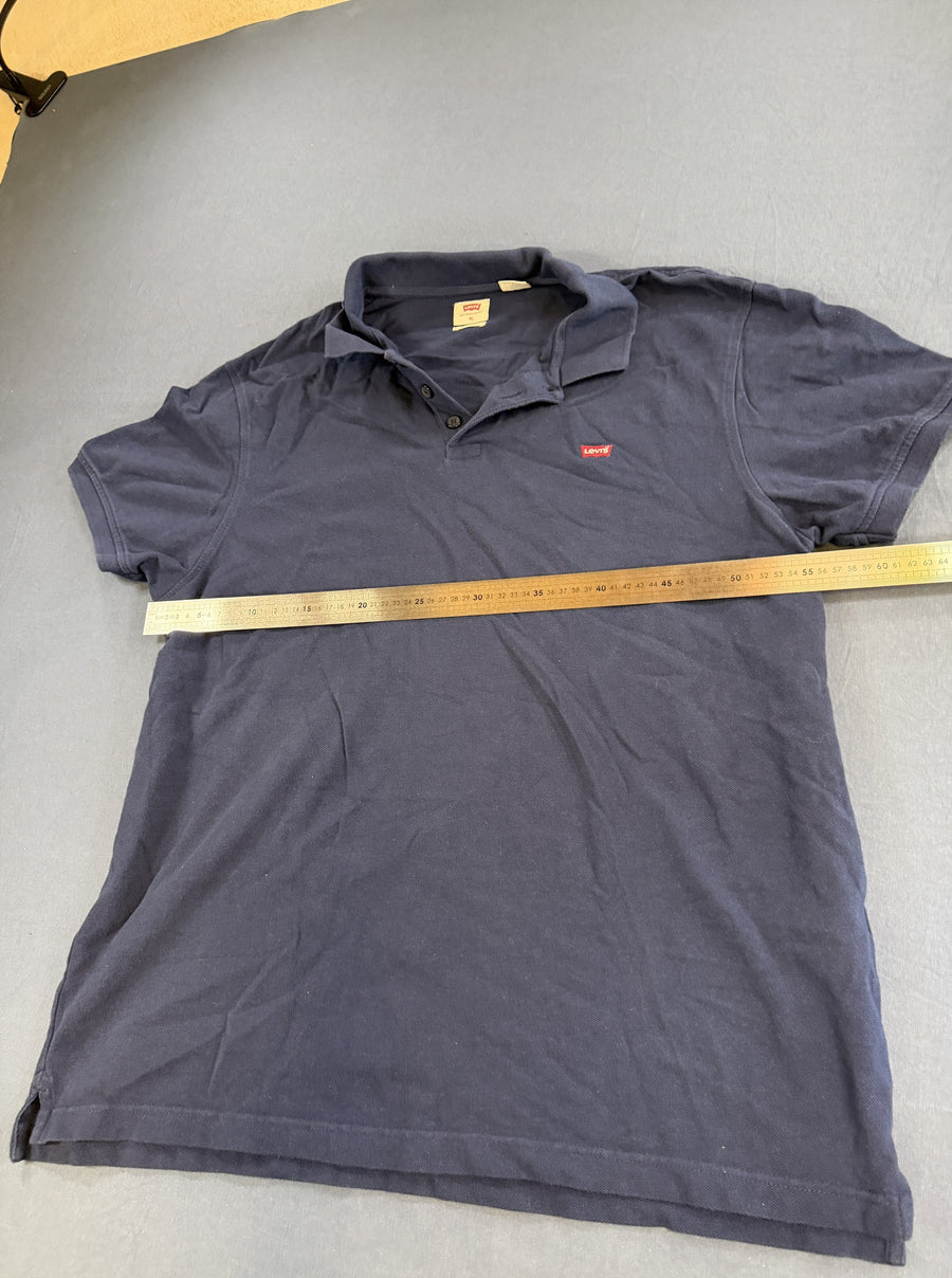Blauwe Levi's polo – maat XL (polo shirt / piqué-top)