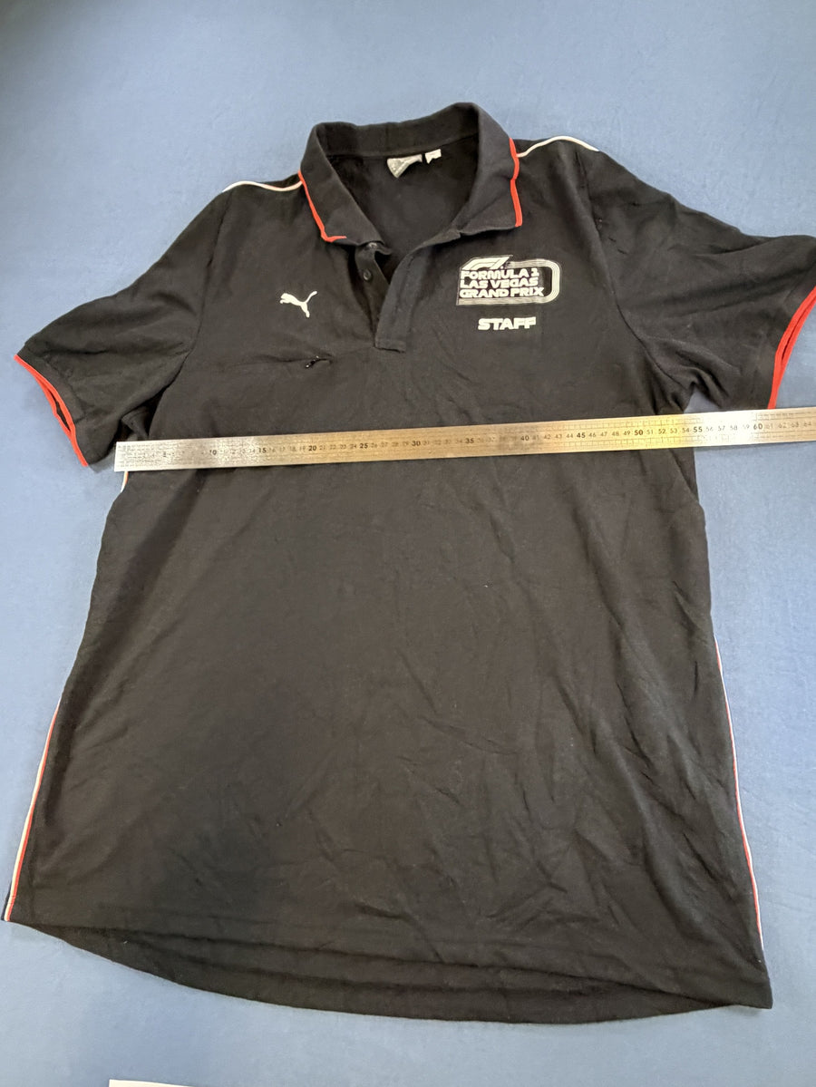 Zwarte polo maat XL (Puma piqué poloshirt / herenpolo)