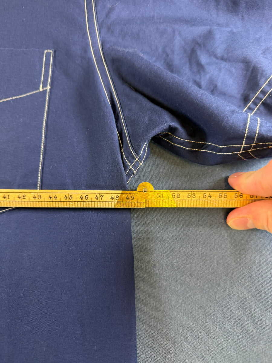 Tommy Hilfiger blouse blauw heren maat M overhemd shirt effen button up