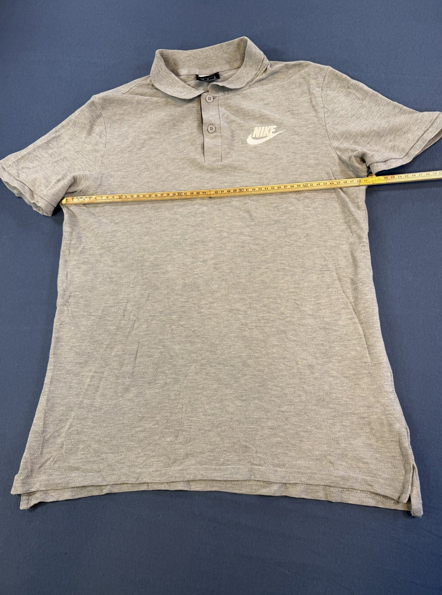 Grijze Nike polo maat M (poloshirt), piqué katoen Sportswear