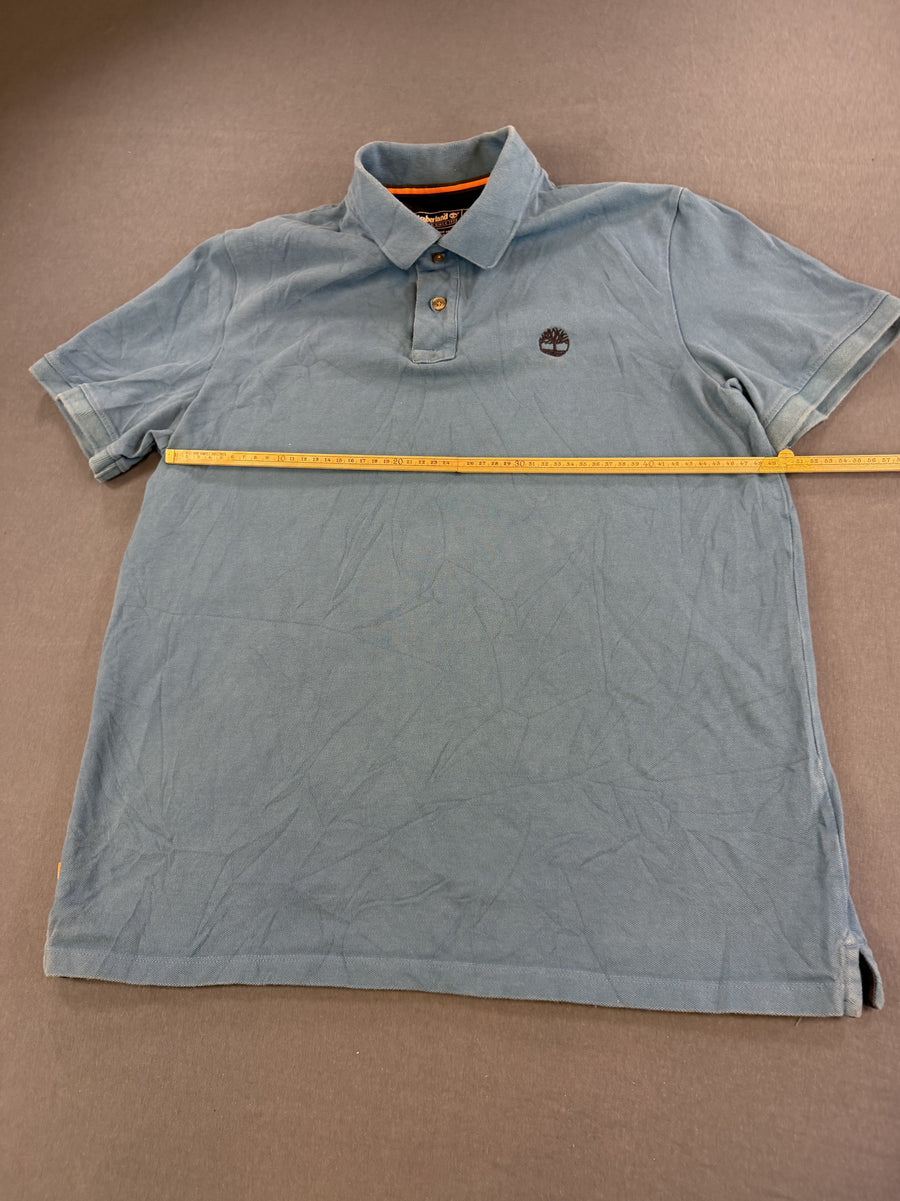 Blauwe Timberland polo, maat L (poloshirt / polohemd)