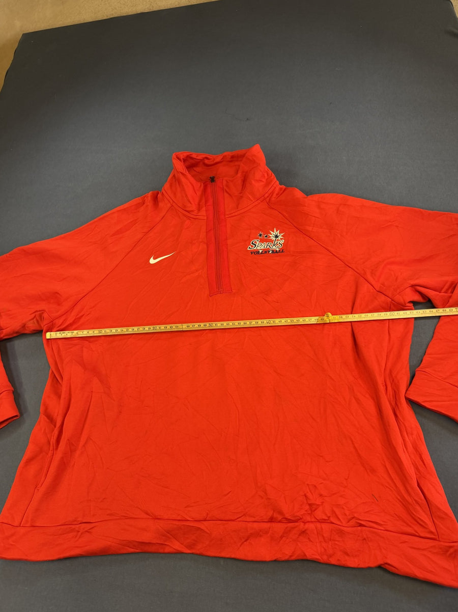 Rood Nike heren sweater (troyer / quarter zip) maat XXL