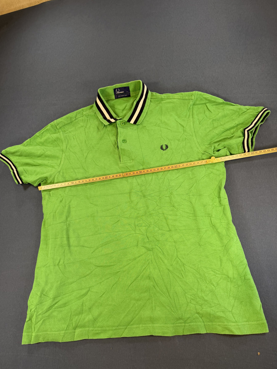 Groen poloshirt van Fred Perry, maat L (piqué polo / piquéshirt) katoen