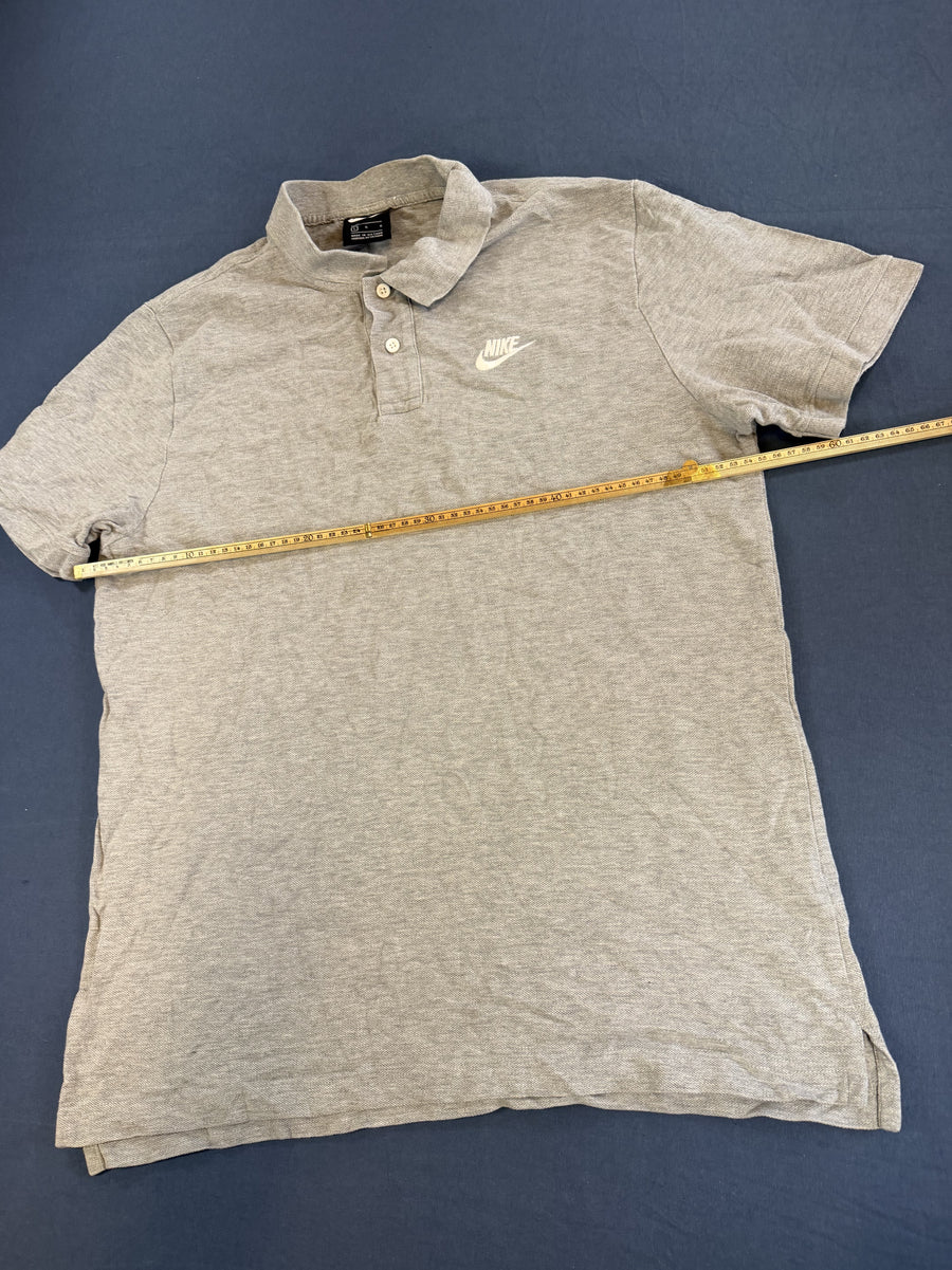 Grijze Nike polo (poloshirt), maat L