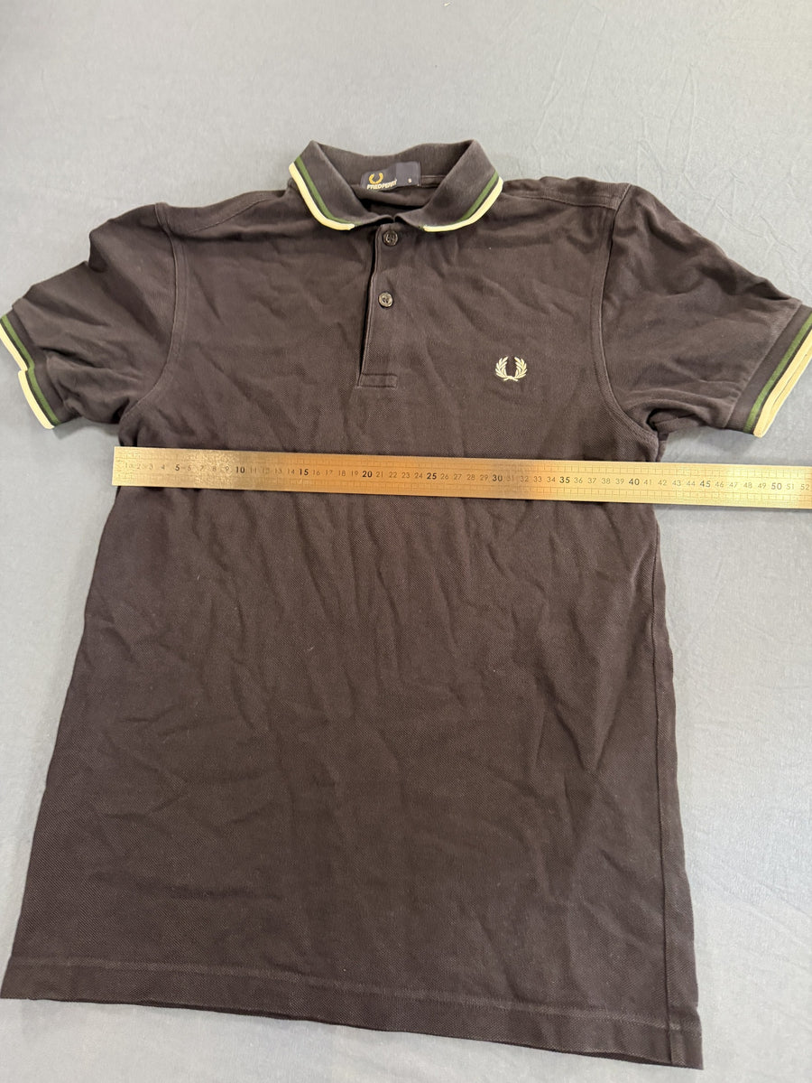Fred Perry polo in het zwart (poloshirt / M3600), maat S