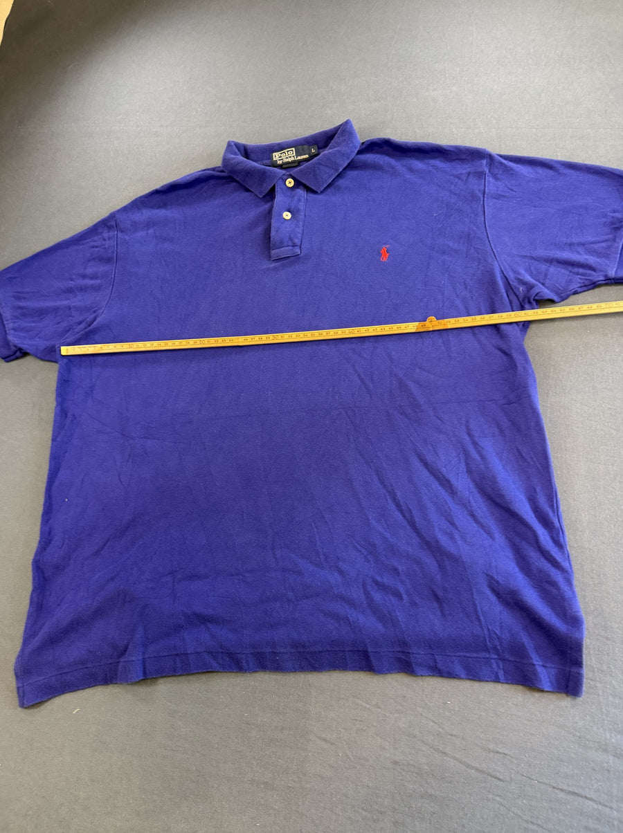 Blauwe Polo Ralph Lauren (Polo / Piqué Shirt), Heren Classic Fit, Maat L