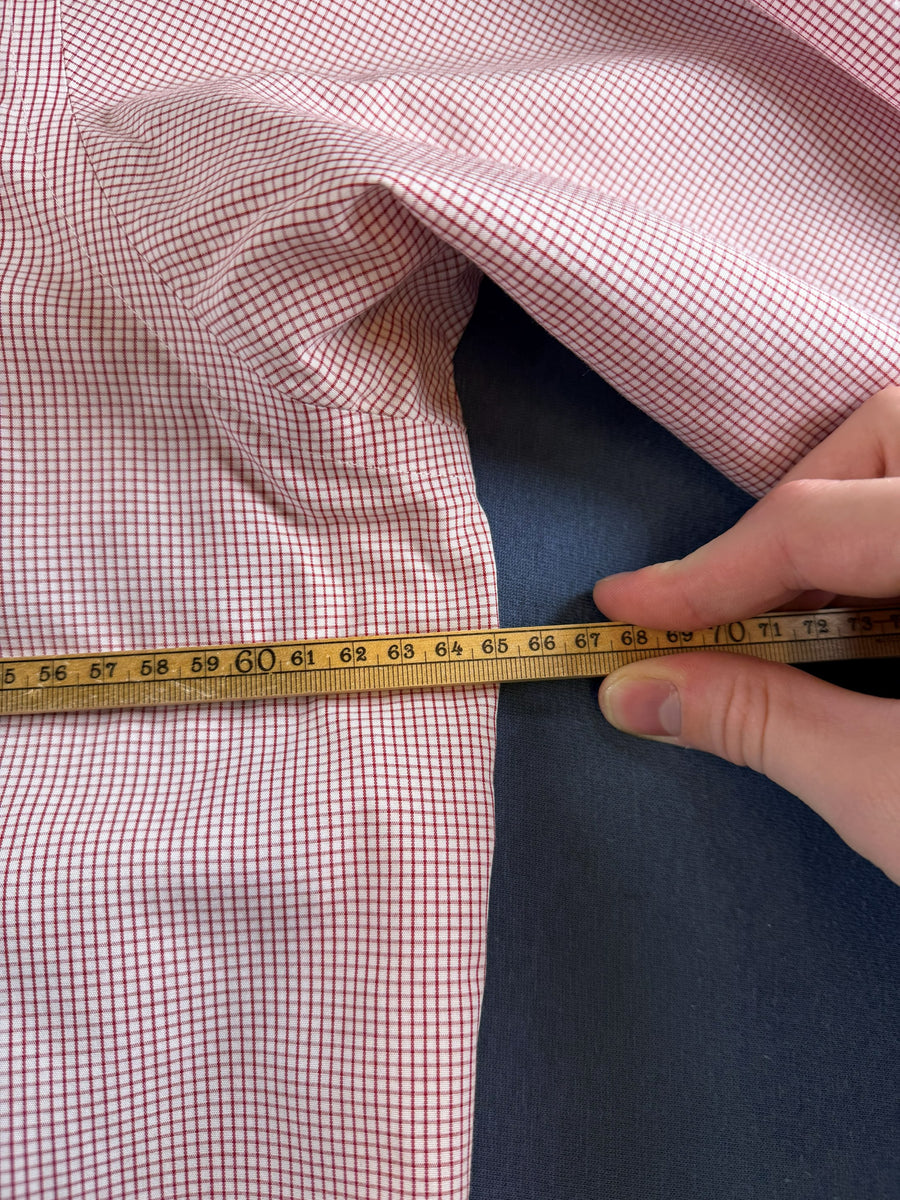 Brooks Brothers Blouse oranje geruit