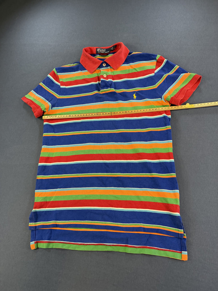 Polo Ralph Lauren poloshirt meerkleurig gestreept maat S Custom Fit