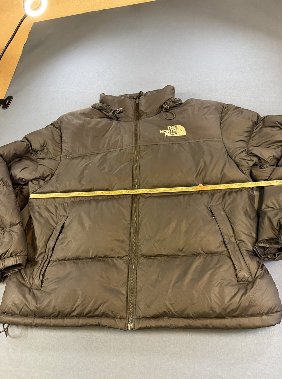Zwarte donsjas The North Face (gewatteerd winterjack / puffer), maat XL, 700 fill dons