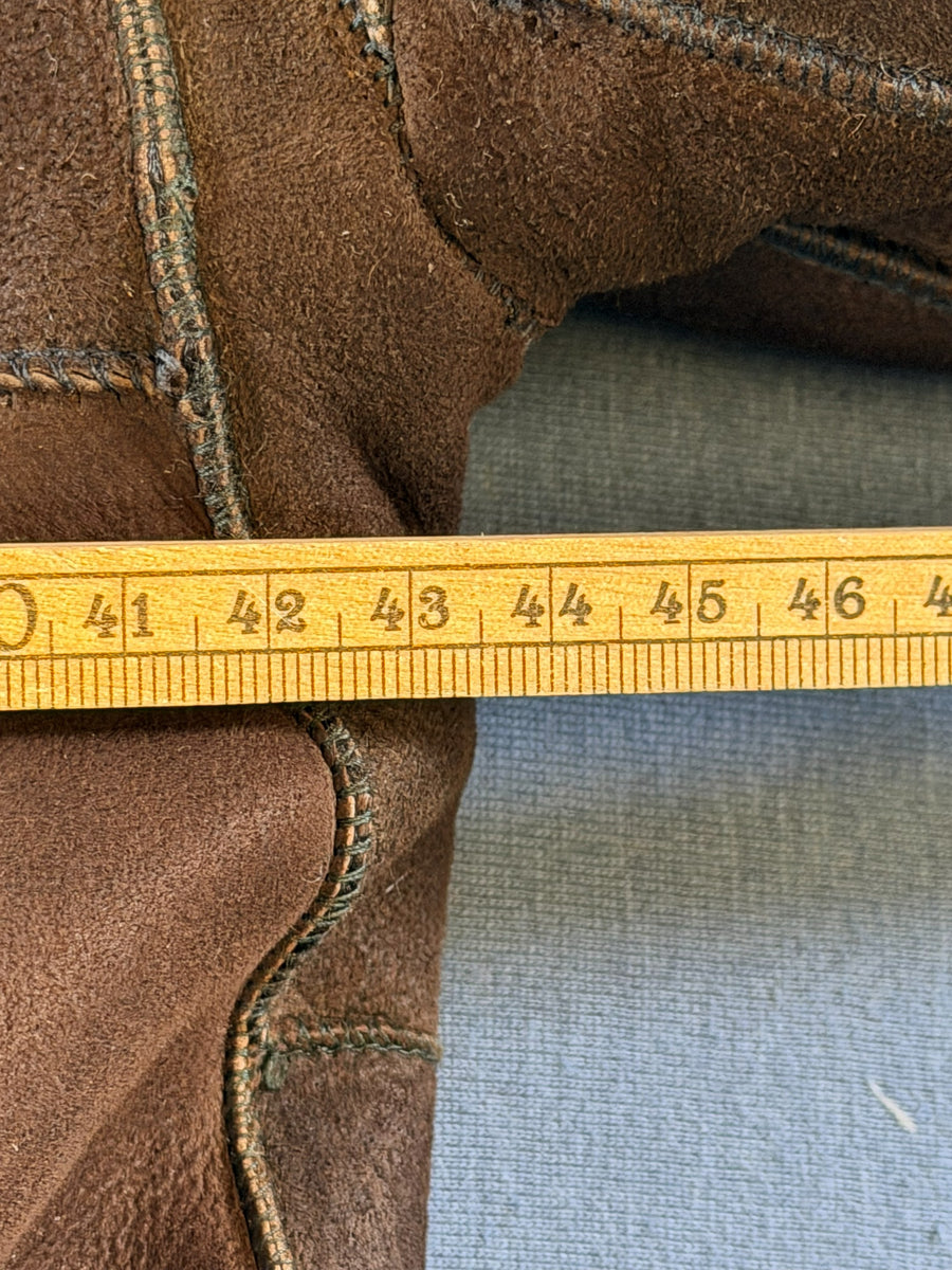 Vintage Dressing Afghaanse jas bruin dames maat XS