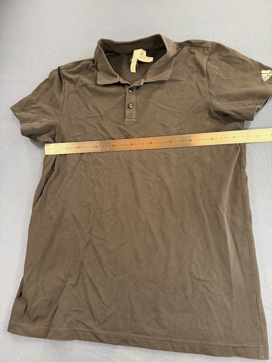 Zwart adidas polo (sportshirt), maat XL
