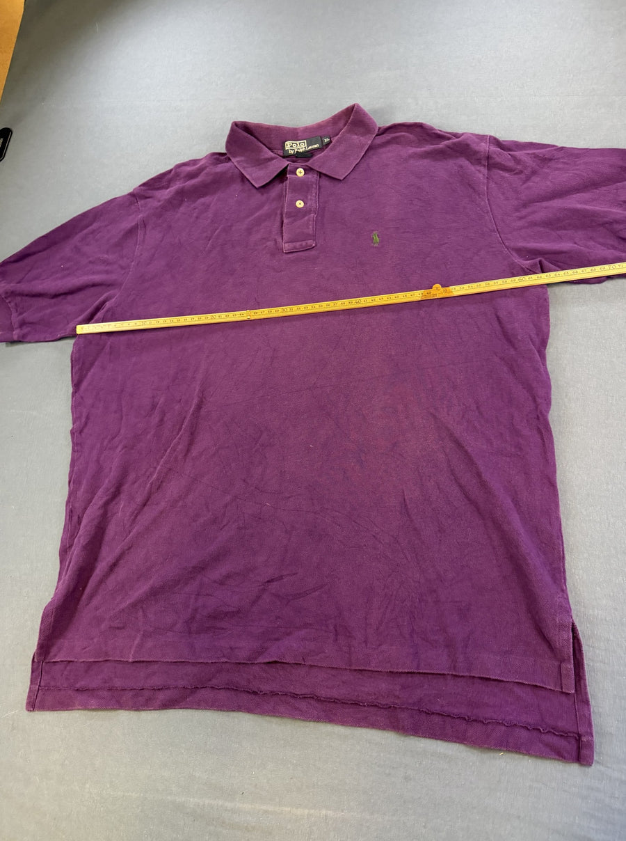 Paars poloshirt van Polo Ralph Lauren (piqué polo), maat XL