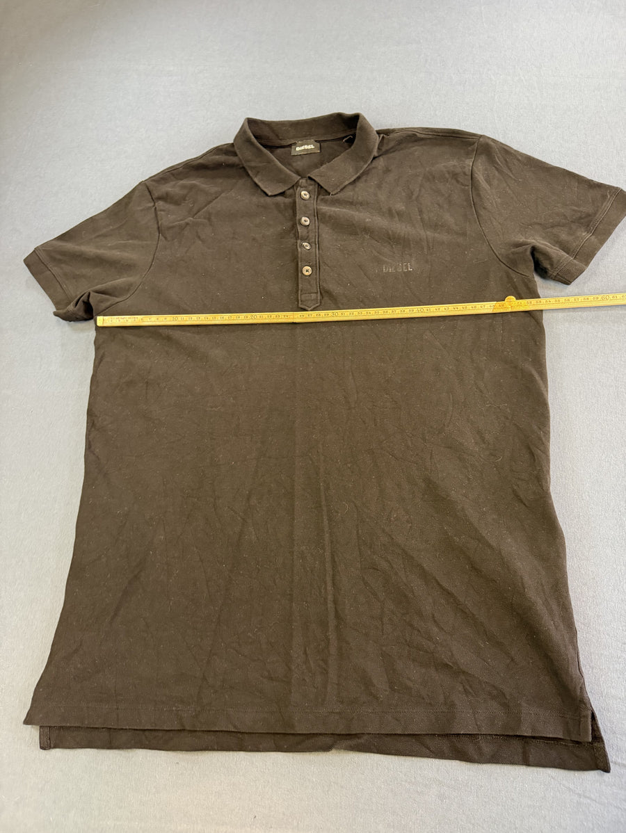 Zwart Diesel poloshirt (polo / pique-shirt) maat XL