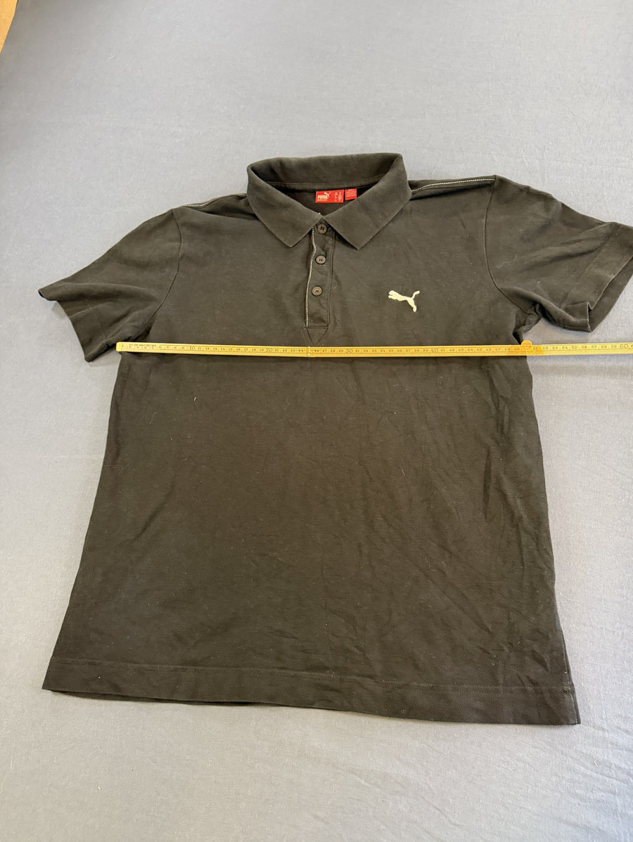 Zwarte Puma polo maat M (piquéshirt met korte mouw)