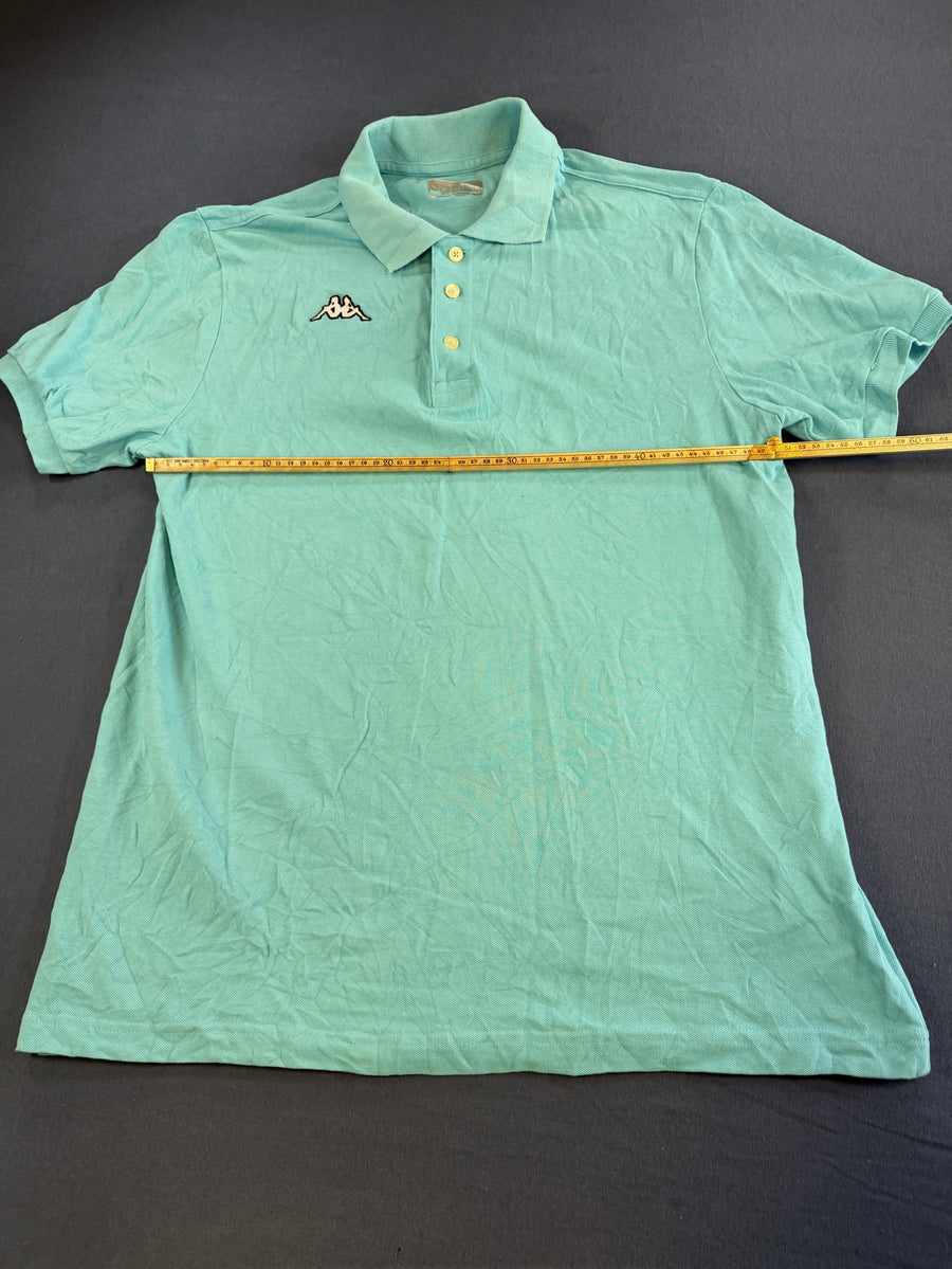 Blauw Kappa sportpolo (poloshirt) met Omini-logo – maat XL (Italiaans)
