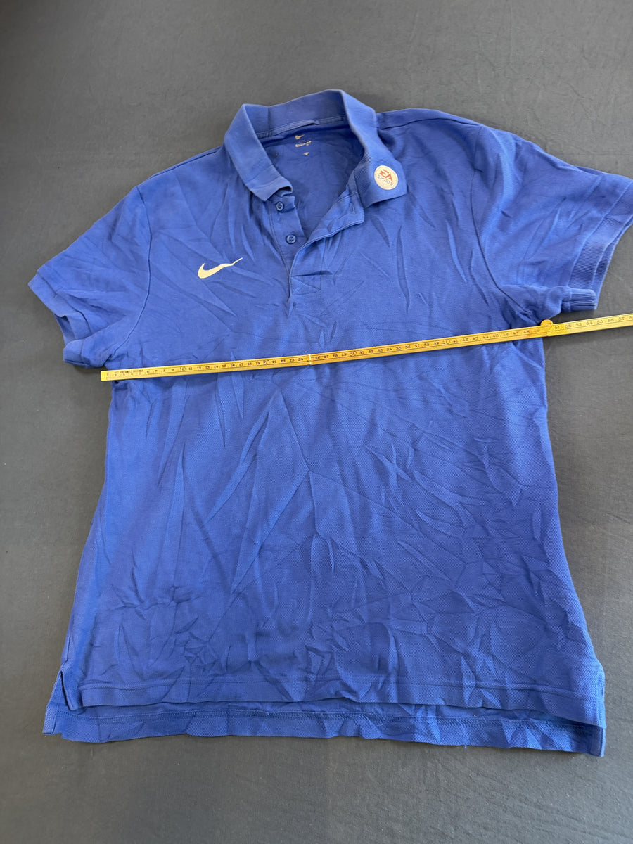 Blauwe Nike EA Sports polo (gaming sportshirt), maat XL