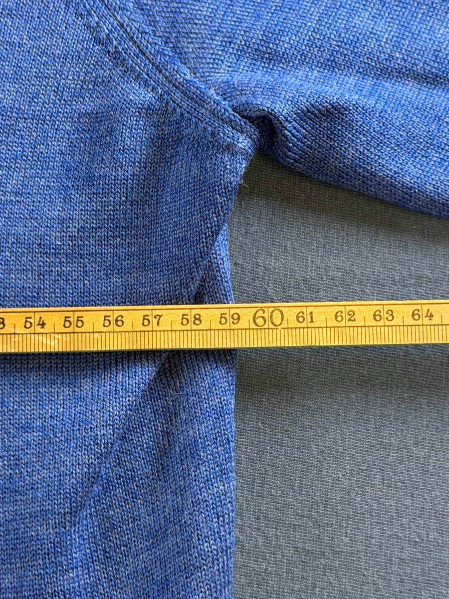 Lacoste trui blauw heren maat XXL v-hals v-neck sweater pullover vintage