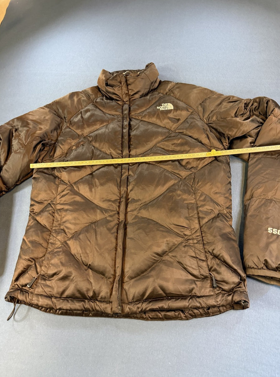 Bruine damesjas van The North Face (donsjas / puffer jas), maat XL