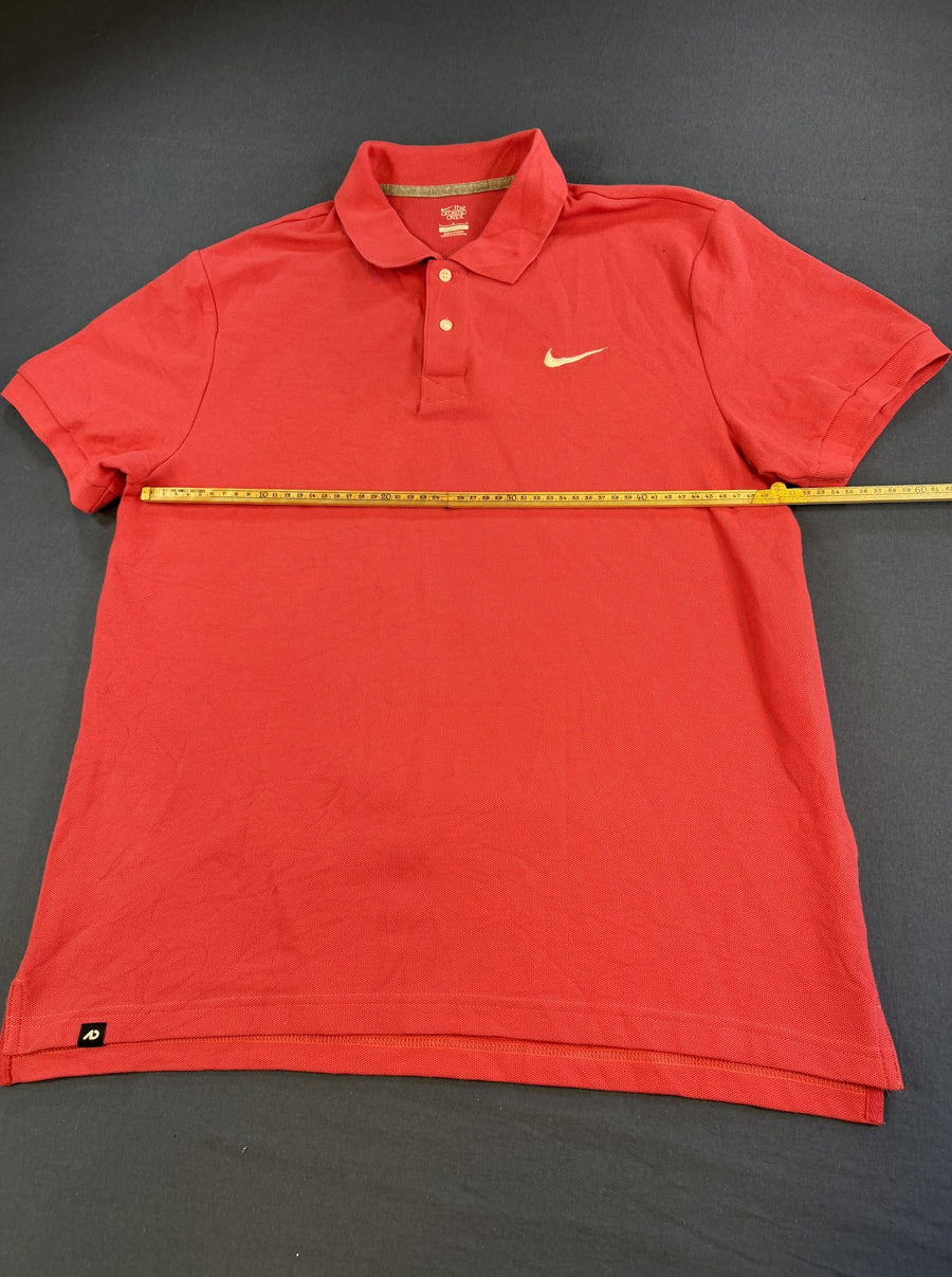 Grijze Nike polo piqué (poloshirt), maat L - Athletic Dept