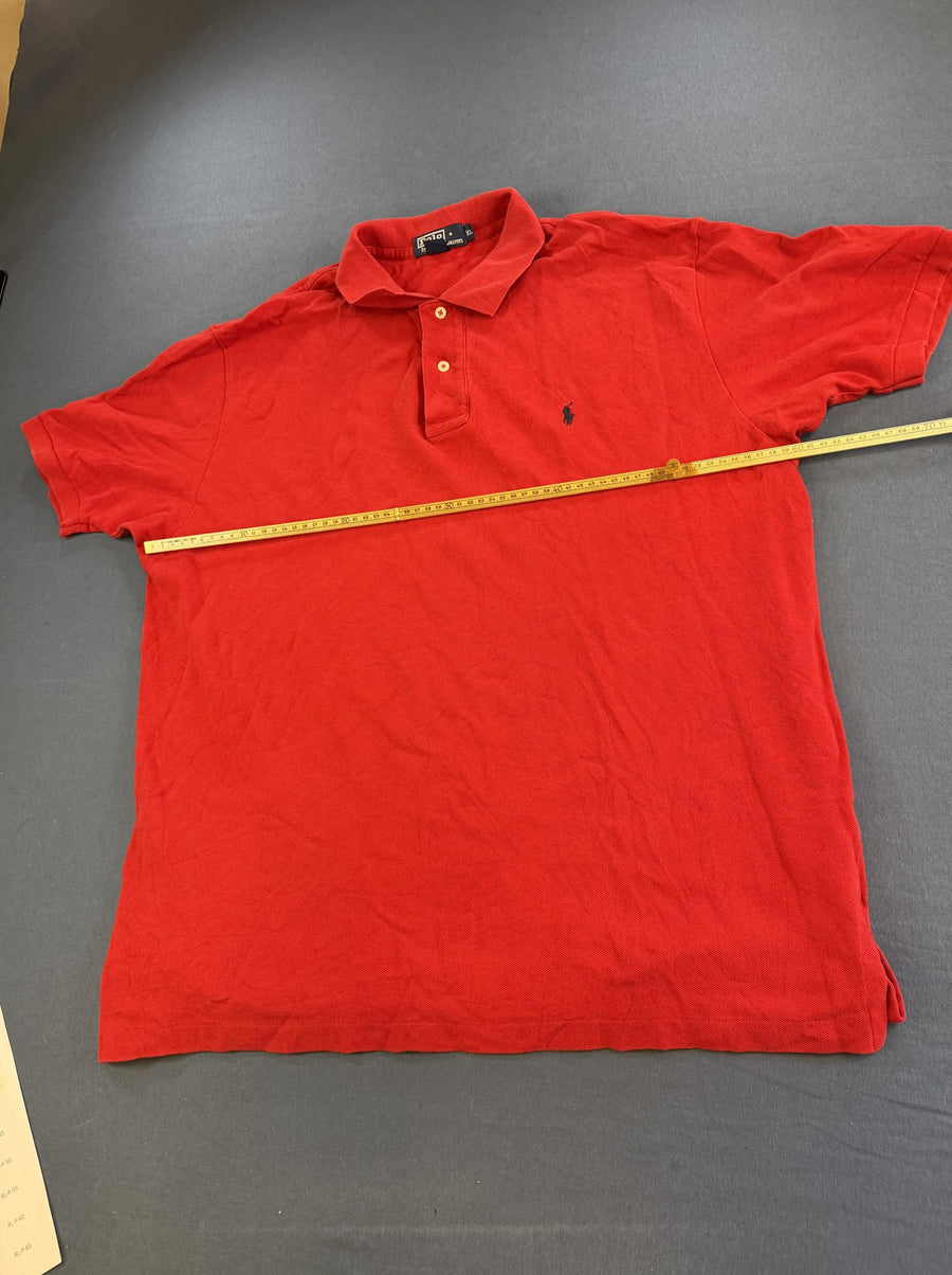 Polo Ralph Lauren polo in rood (poloshirt / piqué top), maat XL