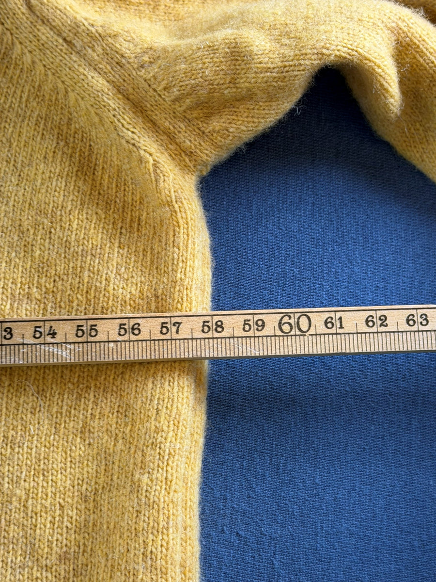 Lacoste trui geel heren maat XXL sweater pullover gebreid vintage