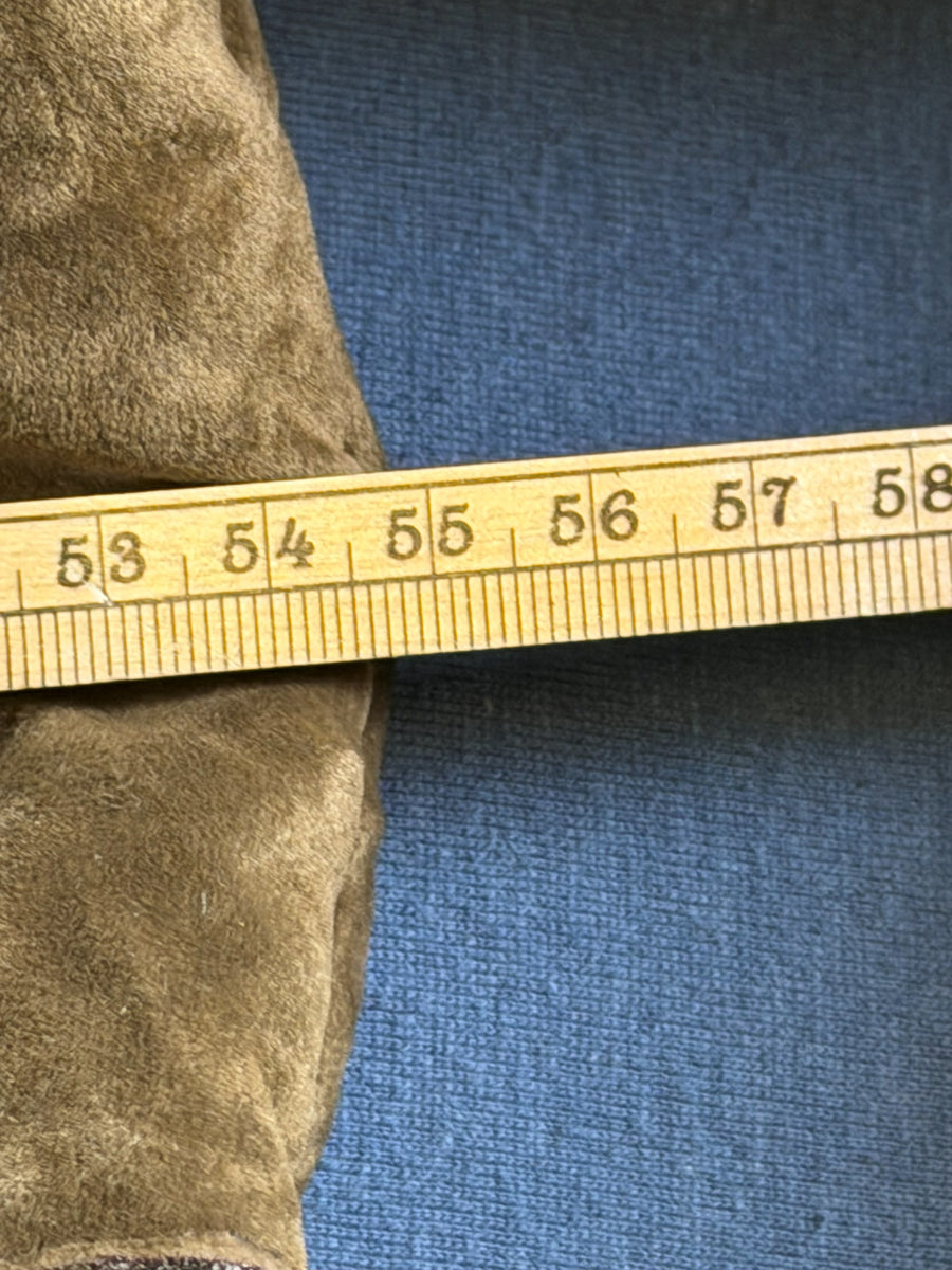 Vintage Dressing Afghaanse jas bruin dames maat XL