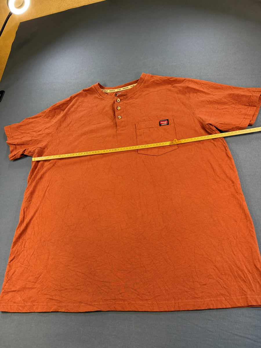 Wrangler T-shirt oranje