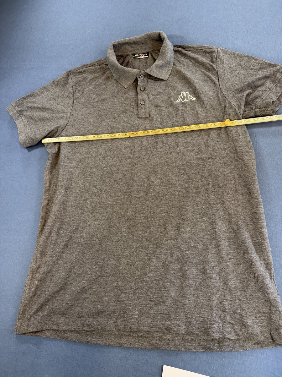 Grijze Kappa polo (poloshirt), maat L