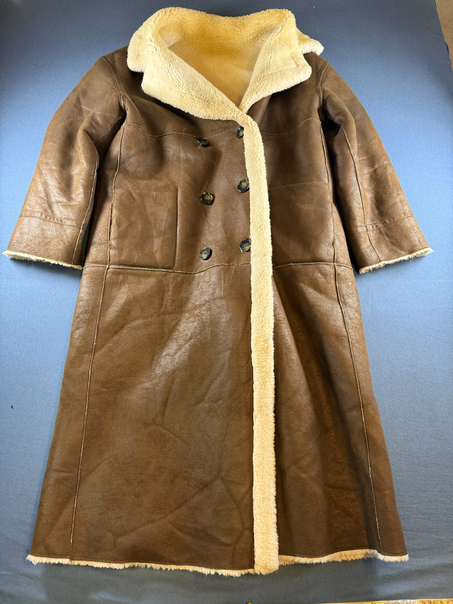 Vintage Dressing Afghaanse jas zwart dames maat XS