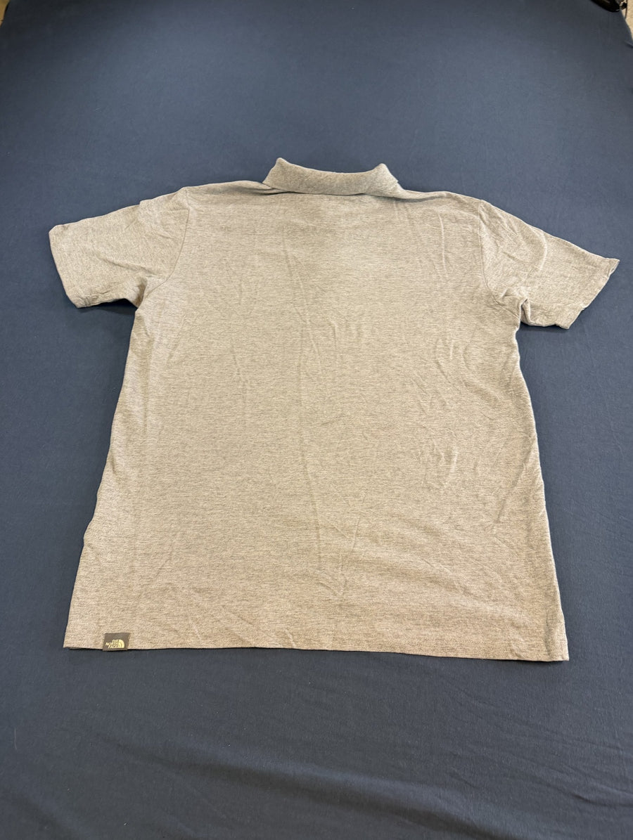 Grijze The North Face polo (piqué golfshirt), maat M